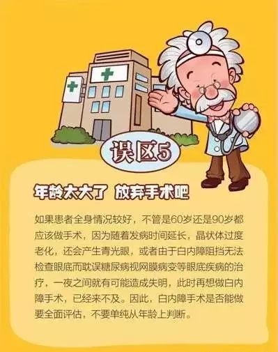 你對(duì)白內(nèi)障的誤解有多深？